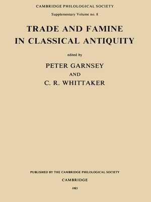 cover image of Trade and Famine in Classical Antiquity
